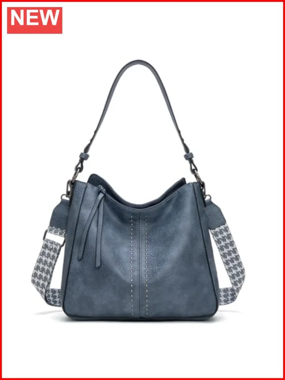 Faux Leather Hobo Bag Top Handle Satchel Shoulder Crossbody Purse